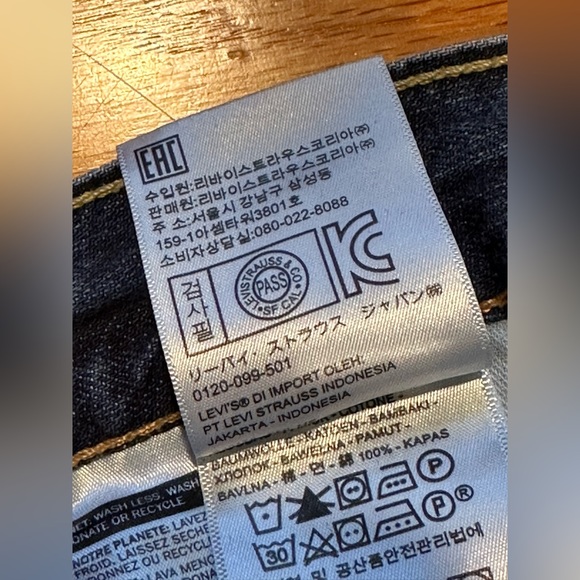 Men's Levi's® 514™ Denim Straight-Fit Jeans W32 L34 - Picture 16 of 16